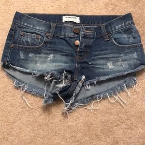 One Teaspoon Jean Shorts